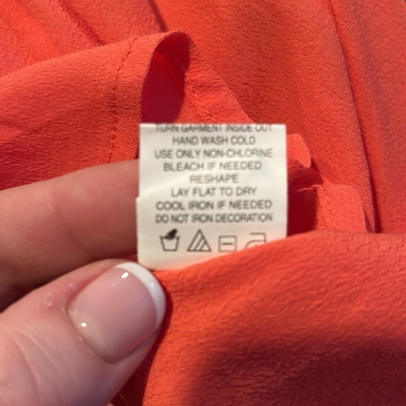 NEW - LUQ- bought on stitch fix. Tank top. Eyelet top. Coral. Size XL. Coral - Picture 14 of 14